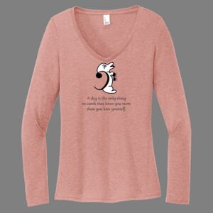 Women's Perfect Tri ® Long Sleeve V Neck Tee-music Thumbnail