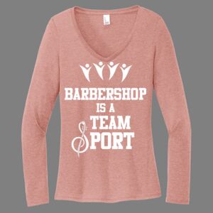 Women's Perfect Tri ® Long Sleeve V Neck Tee-music Thumbnail