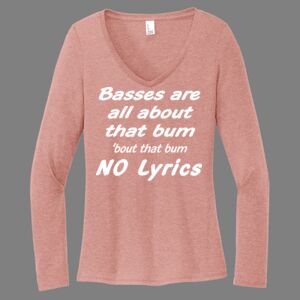 Women's Perfect Tri ® Long Sleeve V Neck Tee-music Thumbnail