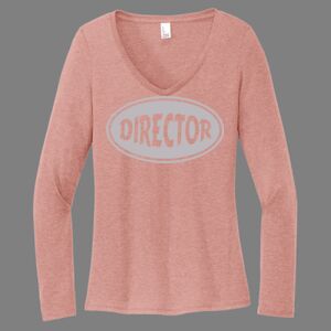 Women's Perfect Tri ® Long Sleeve V Neck Tee-music Thumbnail