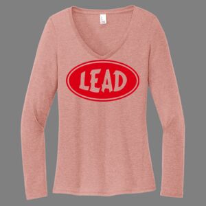 Women's Perfect Tri ® Long Sleeve V Neck Tee-music Thumbnail