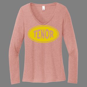 Women's Perfect Tri ® Long Sleeve V Neck Tee-music Thumbnail
