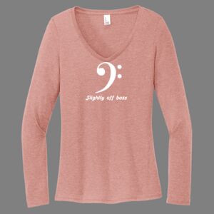 Women's Perfect Tri ® Long Sleeve V Neck Tee-music Thumbnail