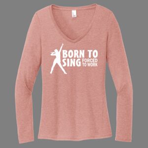Women's Perfect Tri ® Long Sleeve V Neck Tee-music Thumbnail