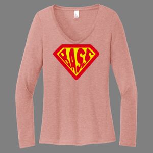Women's Perfect Tri ® Long Sleeve V Neck Tee-music Thumbnail