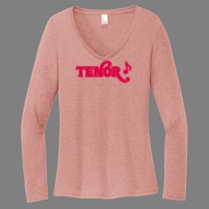 Women's Perfect Tri ® Long Sleeve V Neck Tee-music Thumbnail