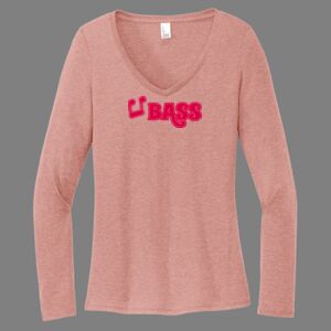 Women's Perfect Tri ® Long Sleeve V Neck Tee-music Thumbnail