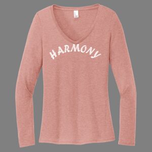 Women's Perfect Tri ® Long Sleeve V Neck Tee-music Thumbnail