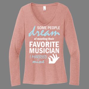 Women's Perfect Tri ® Long Sleeve V Neck Tee-music Thumbnail