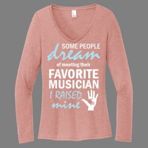 Women's Perfect Tri ® Long Sleeve V Neck Tee-music Thumbnail