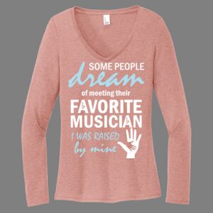 Women's Perfect Tri ® Long Sleeve V Neck Tee-music Thumbnail