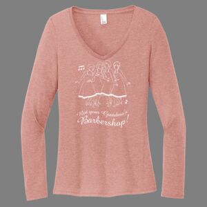 Women's Perfect Tri ® Long Sleeve V Neck Tee-music Thumbnail