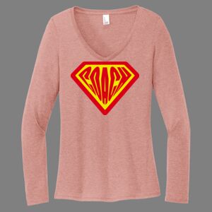 Women's Perfect Tri ® Long Sleeve V Neck Tee-music Thumbnail