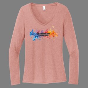 Women's Perfect Tri ® Long Sleeve V Neck Tee-music Thumbnail