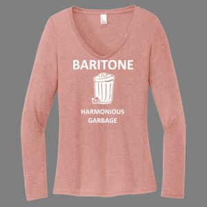 Women's Perfect Tri ® Long Sleeve V Neck Tee-music Thumbnail