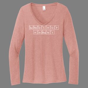 Women's Perfect Tri ® Long Sleeve V Neck Tee-music Thumbnail