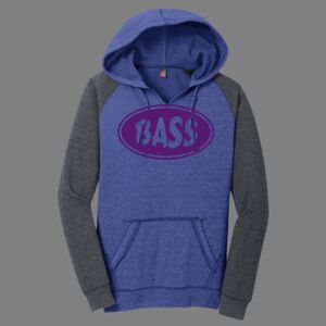 Women's Lightweight Fleece Raglan Hoodie-music Thumbnail