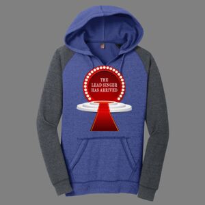 Women's Lightweight Fleece Raglan Hoodie-music Thumbnail