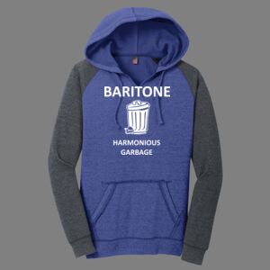 Women's Lightweight Fleece Raglan Hoodie-music Thumbnail