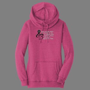 Women's Lightweight Fleece Hoodie-music Thumbnail