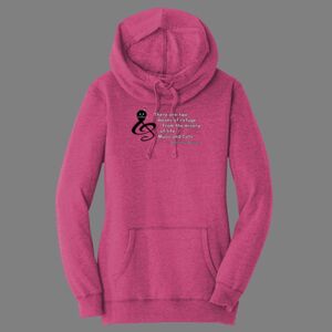 Women's Lightweight Fleece Hoodie-music Thumbnail