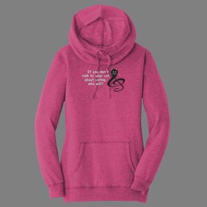 Women's Lightweight Fleece Hoodie-music Thumbnail