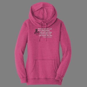 Women's Lightweight Fleece Hoodie-music Thumbnail
