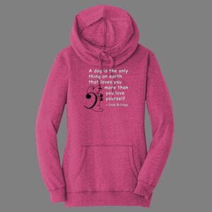 Women's Lightweight Fleece Hoodie-music Thumbnail