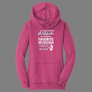 Women's Lightweight Fleece Hoodie-music Thumbnail