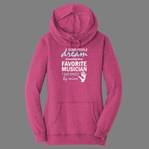 Women's Lightweight Fleece Hoodie-music Thumbnail