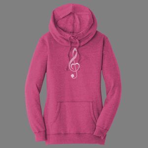 Women's Lightweight Fleece Hoodie-music Thumbnail